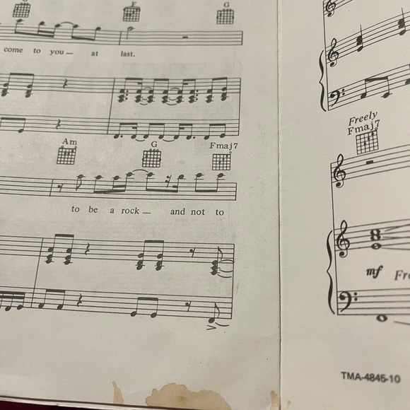 Stairway to Heaven sheet music 1972 vintage 50 years old Led Zeppelin original - Picture 4 of 6